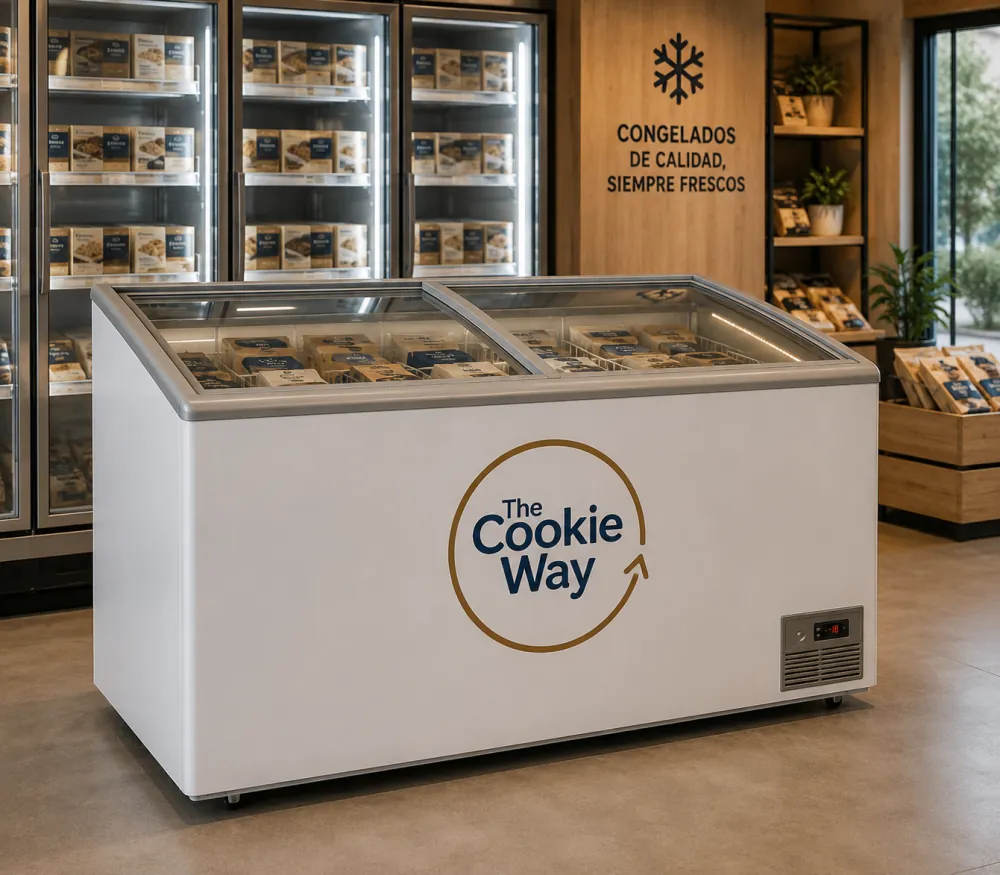 Freezer The Cookie Way en punto de venta